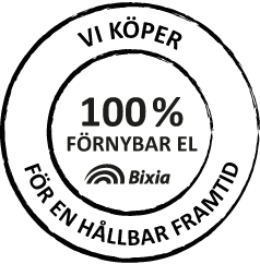 100 procent förnybar el logo